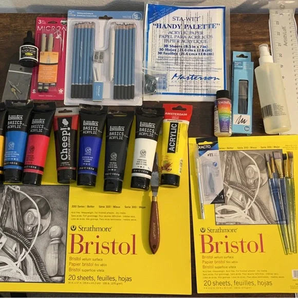 Barely used art supplies! Mixed Media